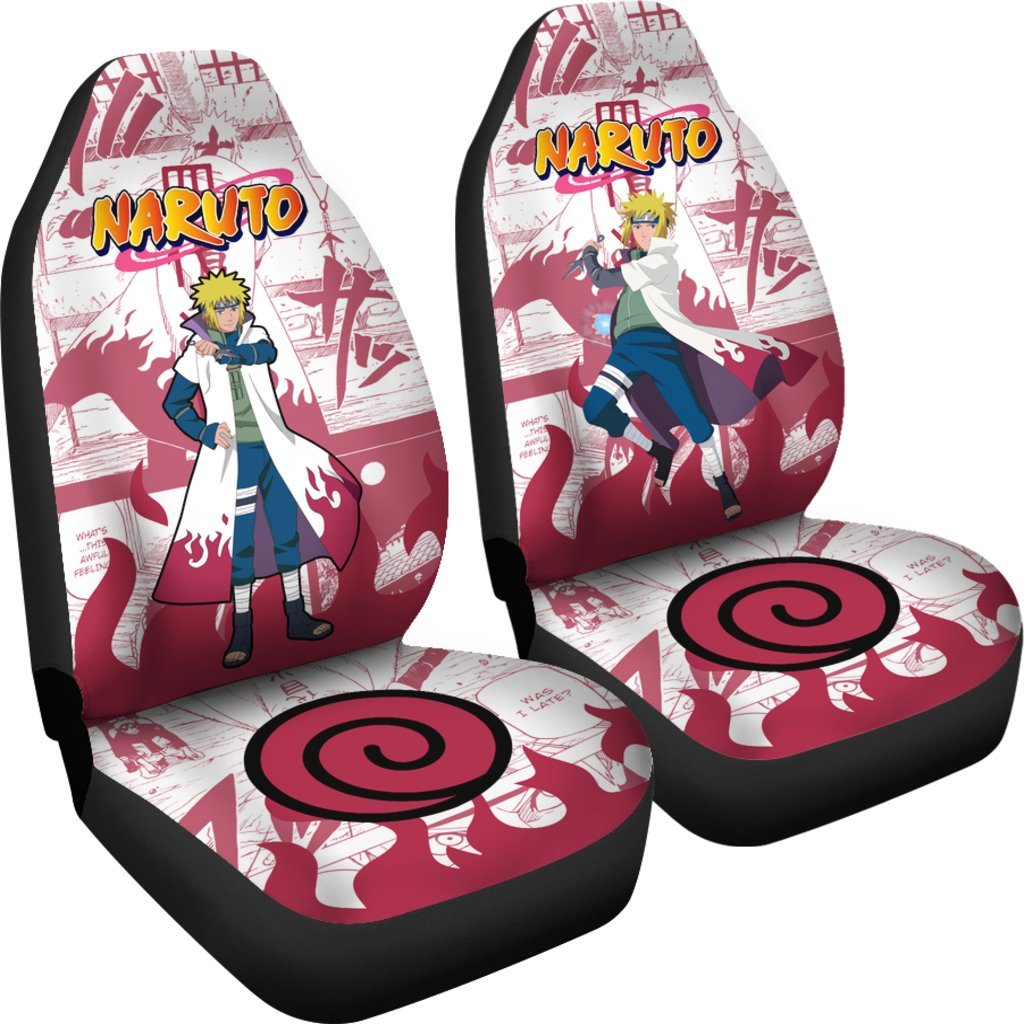 Uzumaki Minato Car Seat Covers NRT Anime Car Accessories-Gear Wanta