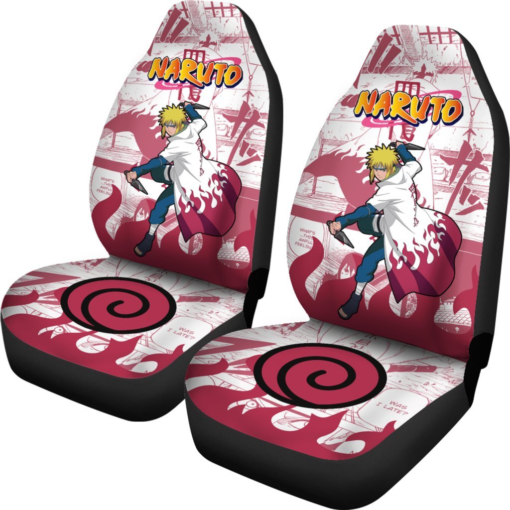 Uzumaki Minato Fight Car Seat Covers NRT Anime Fan-Gear Wanta