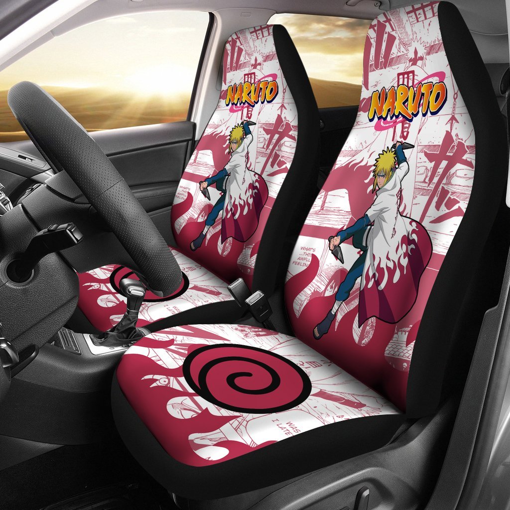 Uzumaki Minato Fight Car Seat Covers NRT Anime Fan-Gear Wanta