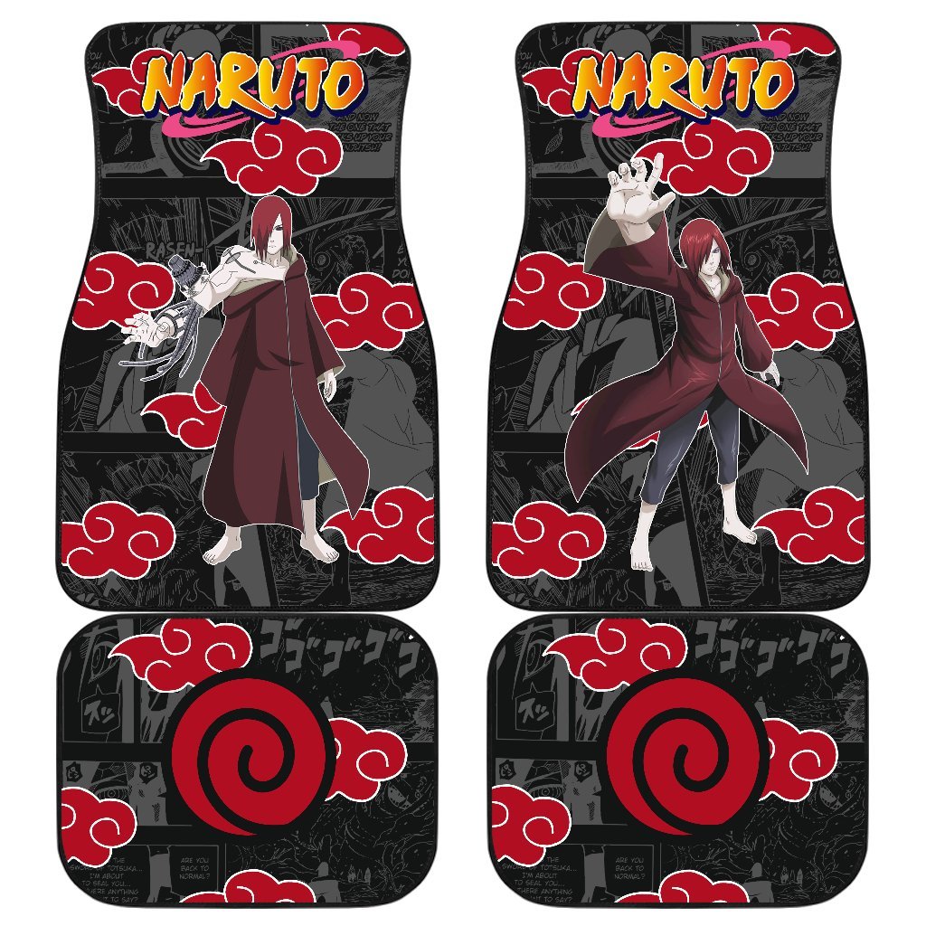 Uzumaki Nagato Car Floor Mats NRT Anime Car Accessories Idea-Gear Wanta