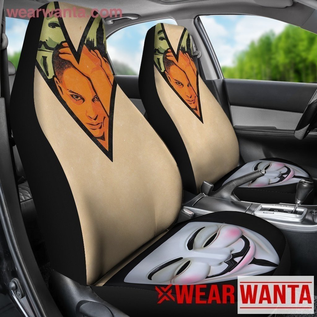 V For Vendetta Film Car Seat Covers-Gear Wanta