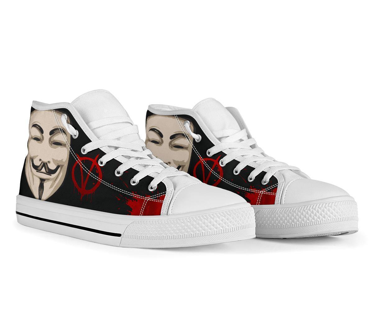 V For Vendetta High Top Shoes Custom Idea-Gear Wanta