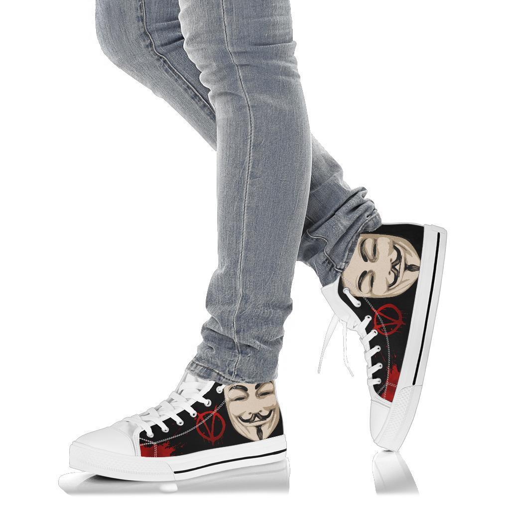 V For Vendetta High Top Shoes Custom Idea-Gear Wanta