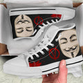 V For Vendetta High Top Shoes Custom Idea-Gear Wanta