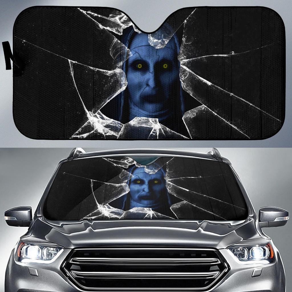 Valak Car Car Sun Shade Horror Broken Glass Windshield-Gear Wanta