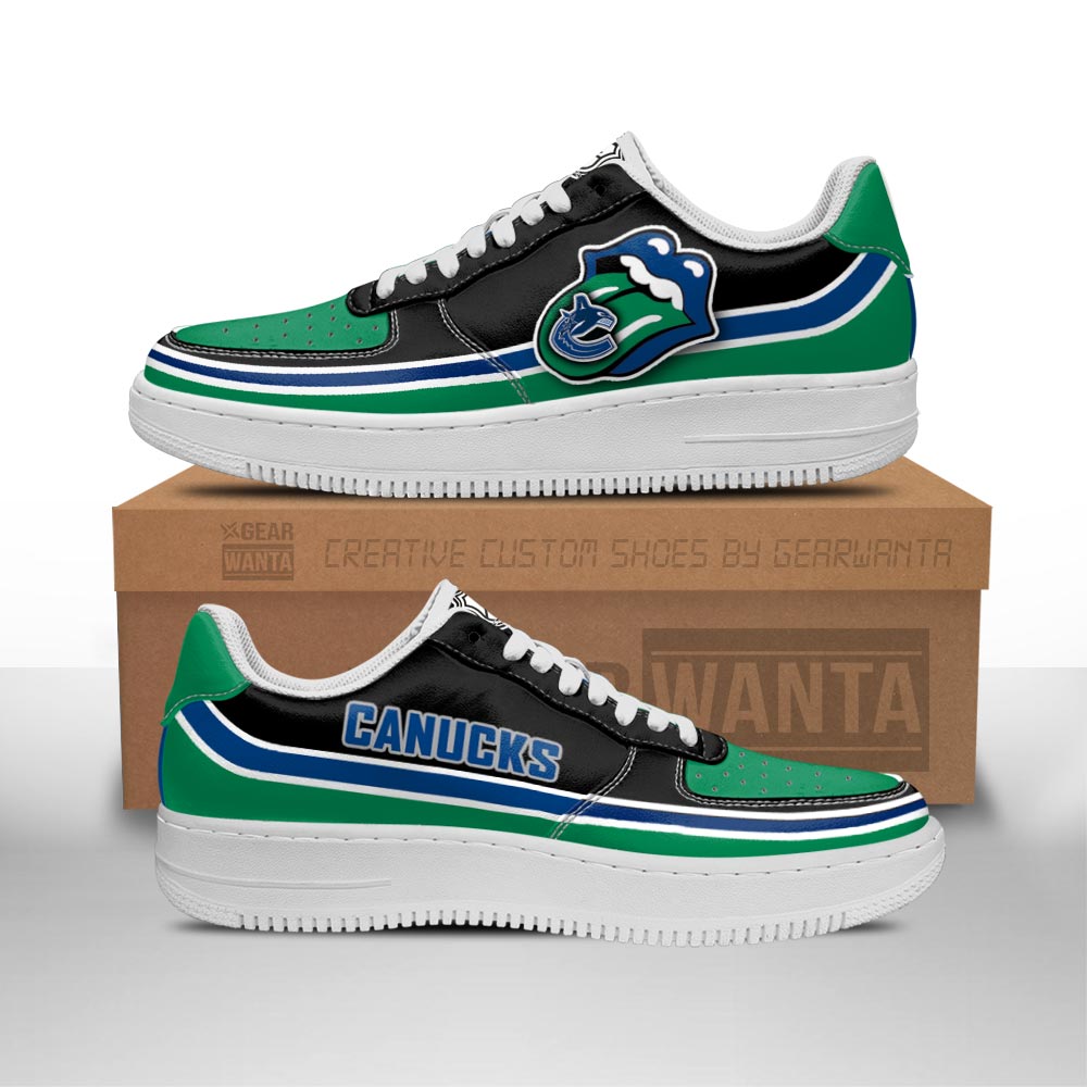 Vancouver Canucks Sneakers Custom Force Shoes Sexy Lips For Fans-Gear Wanta