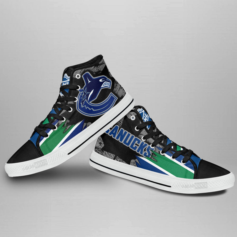 Vancouver Canucks High Top Shoes Custom Canadian Maple Sneakers-Gear Wanta