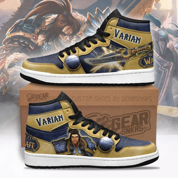 Varian World of Warcraft Shoes Custom For Fans-Gear Wanta