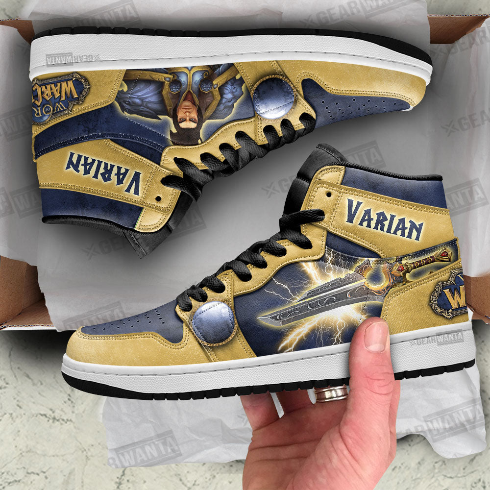 Varian World of Warcraft Shoes Custom For Fans-Gear Wanta