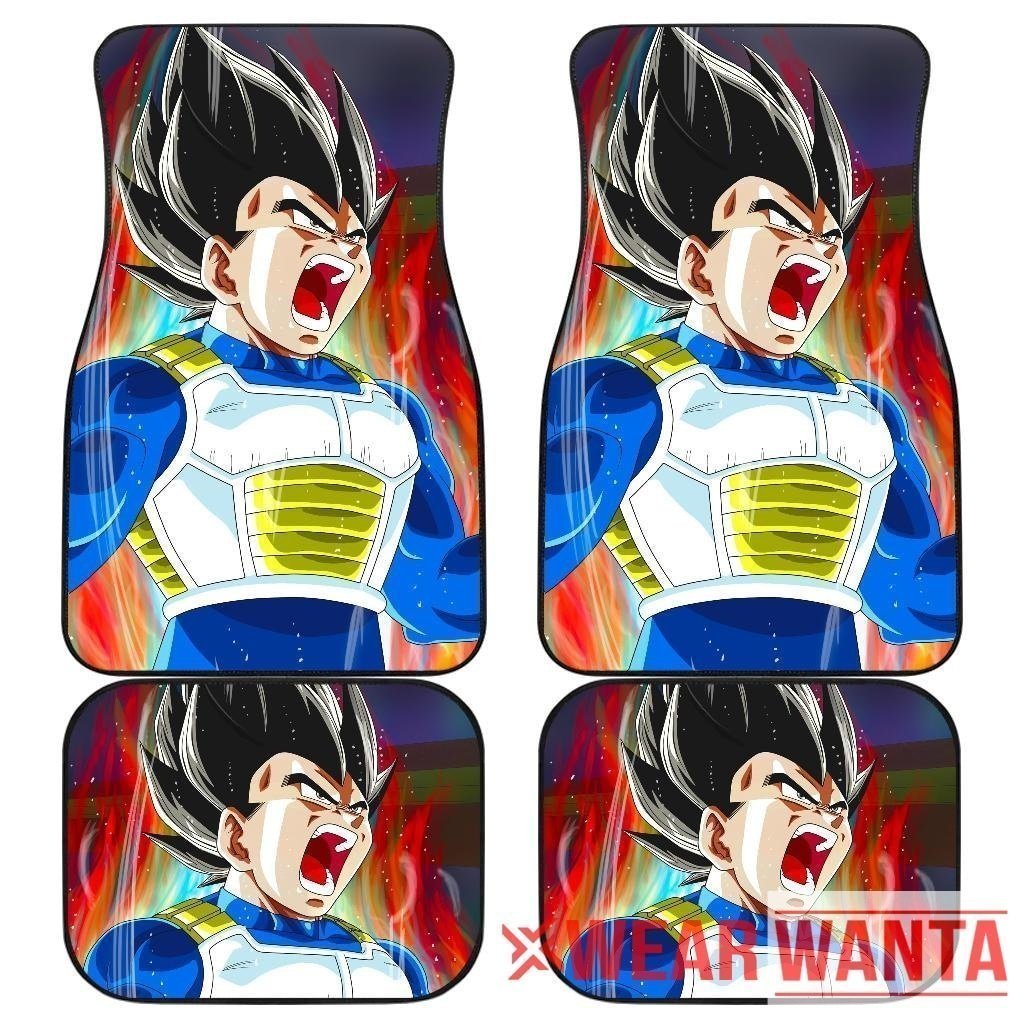 Vegeta Black Car Floor Mats For Dragon Ball Custom NH1911-Gear Wanta