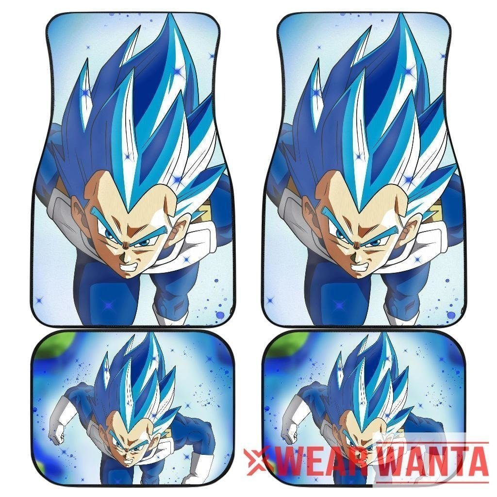 Vegeta Blue Car Floor Mats For Dragon Ball Custom NH1911-Gear Wanta