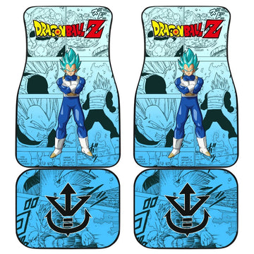 Vegeta Blue Characters Dragon Ball Z Car Floor Mats Manga Mixed Anime-Gear Wanta