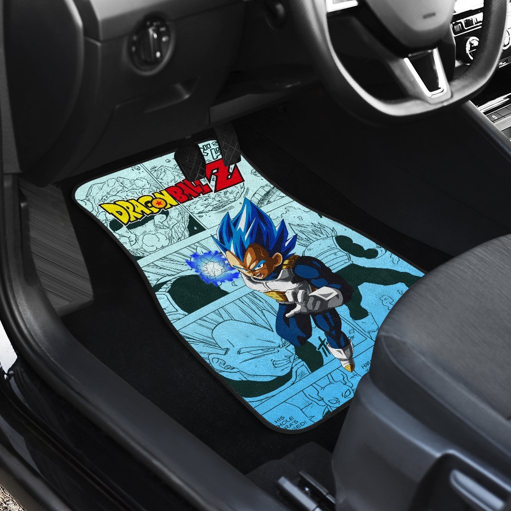 Vegeta Blue Dragon Ball Z Car Floor Mats Manga Mixed Anime Strong-Gear Wanta