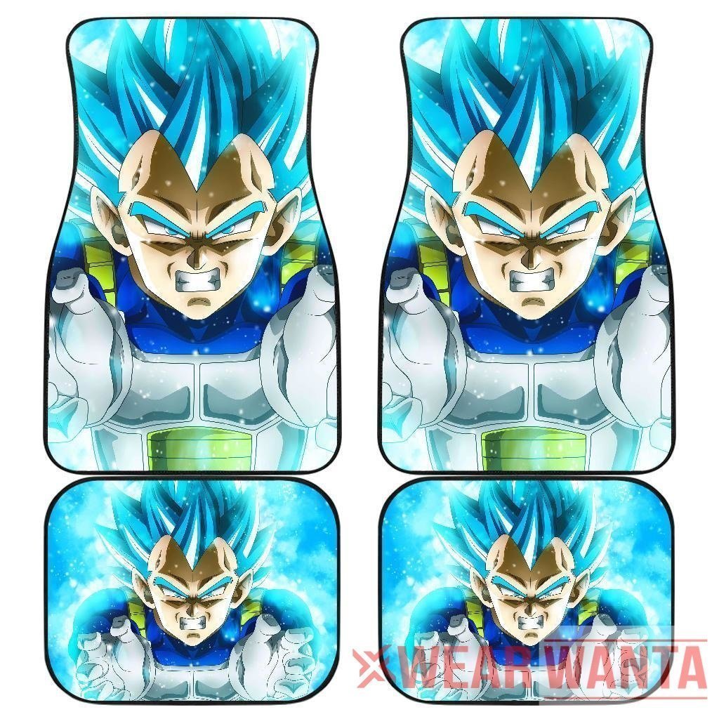 Vegeta Blue Hair Car Floor Mats For DB Anime Fan NH1911-Gear Wanta