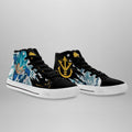 Vegeta Blue High Top Shoes Custom Manga Anime Dragon Ball Sneakers-Gear Wanta