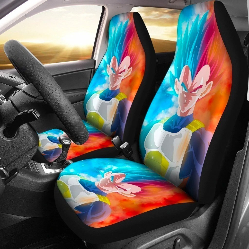 Vegeta Blue Red Car Seat Covers Dragon Ball Custom NH1911-Gear Wanta