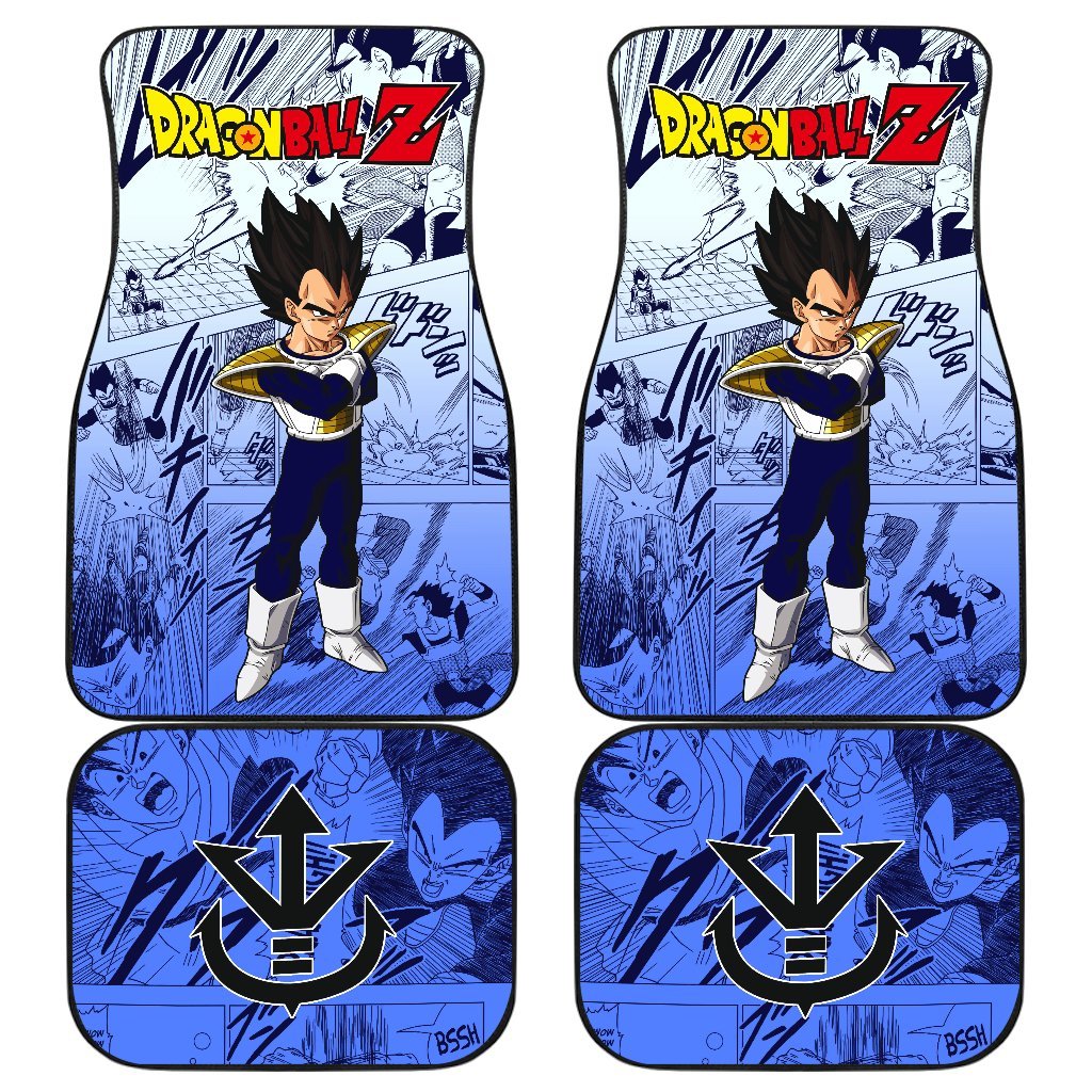 Vegeta Characters Dragon Ball Z Car Floor Mats Manga Mixed Anime-Gear Wanta