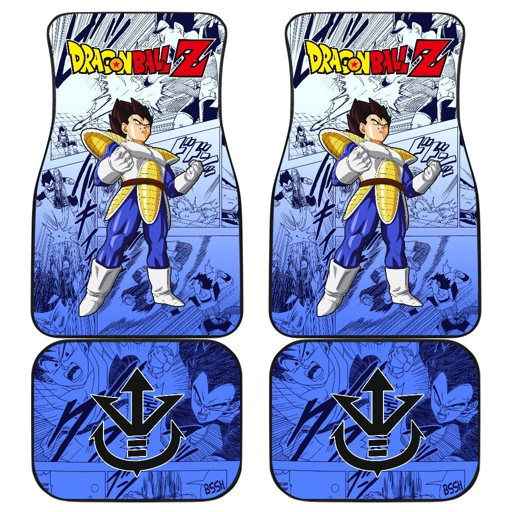 Vegeta Dragon Ball Z Car Floor Mats Manga Mixed Anime Funny-Gear Wanta