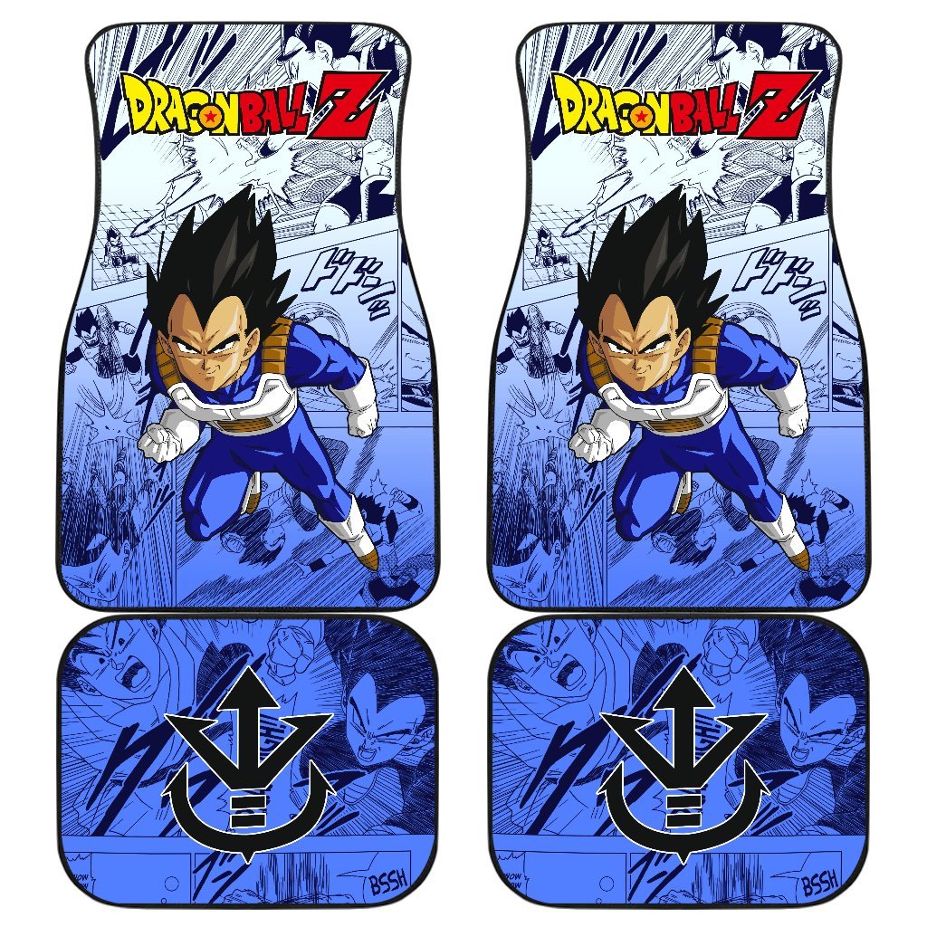 Vegeta Dragon Ball Z Car Floor Mats Manga Mixed Anime Hero-Gear Wanta