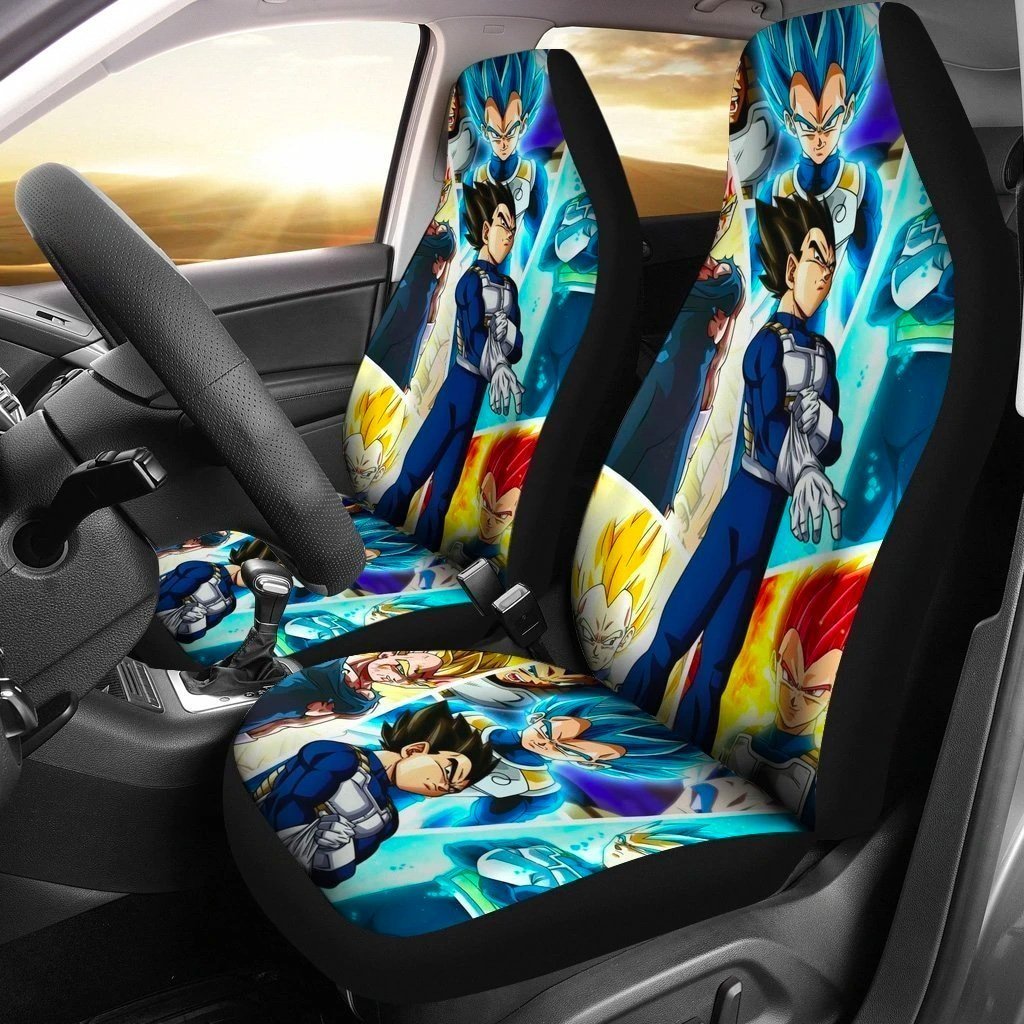 Vegeta Faces Car Seat Covers For Dragon Ball Custom NH1911-Gear Wanta