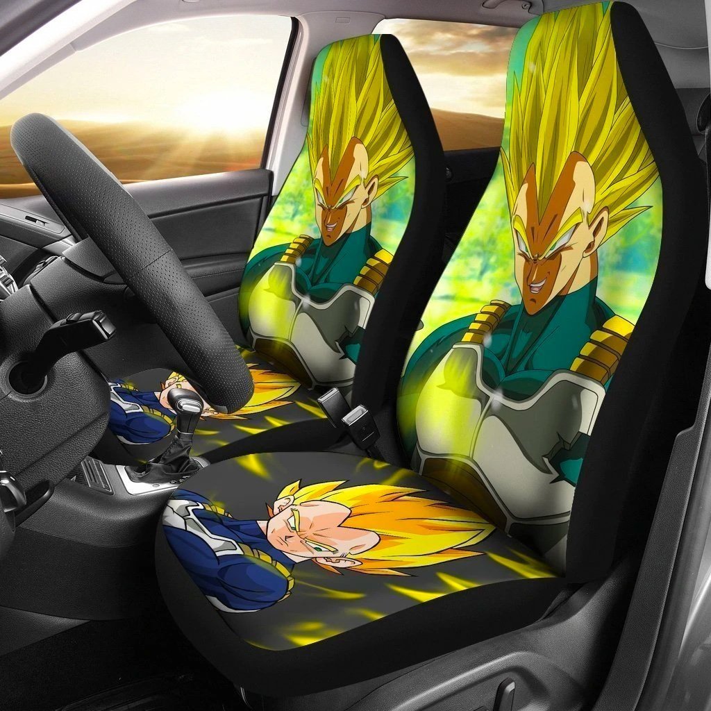Vegeta SS2 Car Seat Covers For Dragon Ball Fan NH1911-Gear Wanta