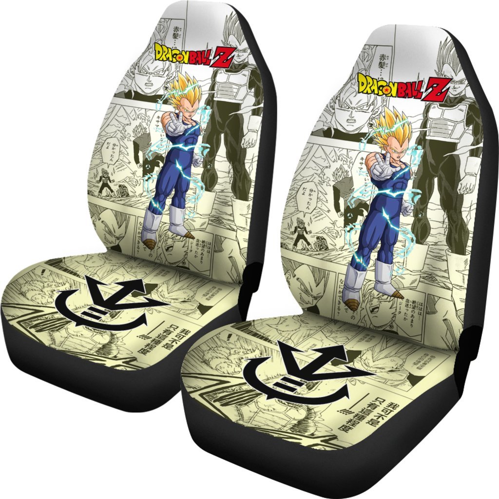 Vegeta Saiyan Characters Dragon Ball Z Car Seat Covers Manga Mixed Anime-Gear Wanta