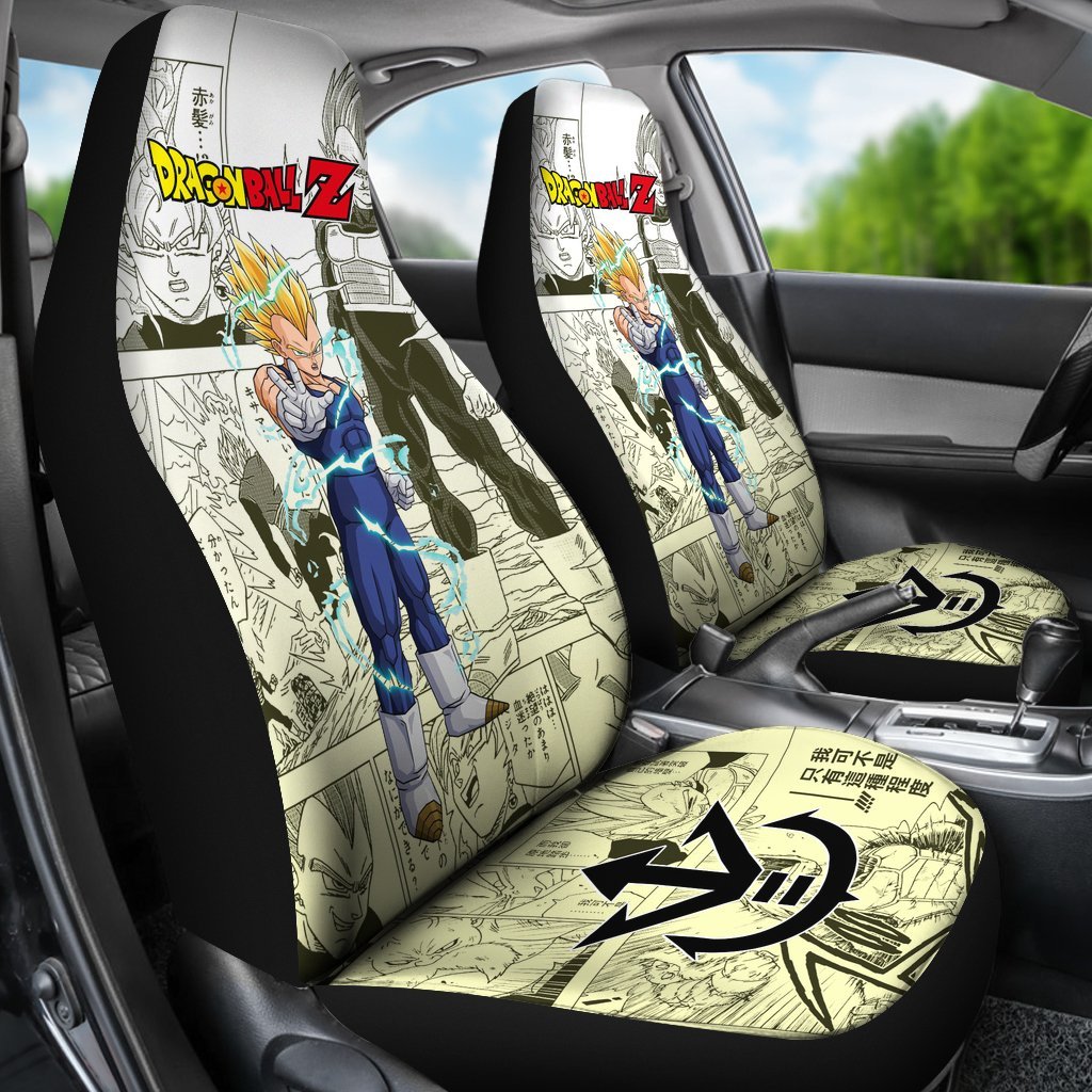 Vegeta Saiyan Characters Dragon Ball Z Car Seat Covers Manga Mixed Anime-Gear Wanta