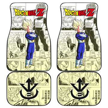 Vegeta Saiyan Dragon Ball Z Car Floor Mats Manga Mixed Anime-Gear Wanta