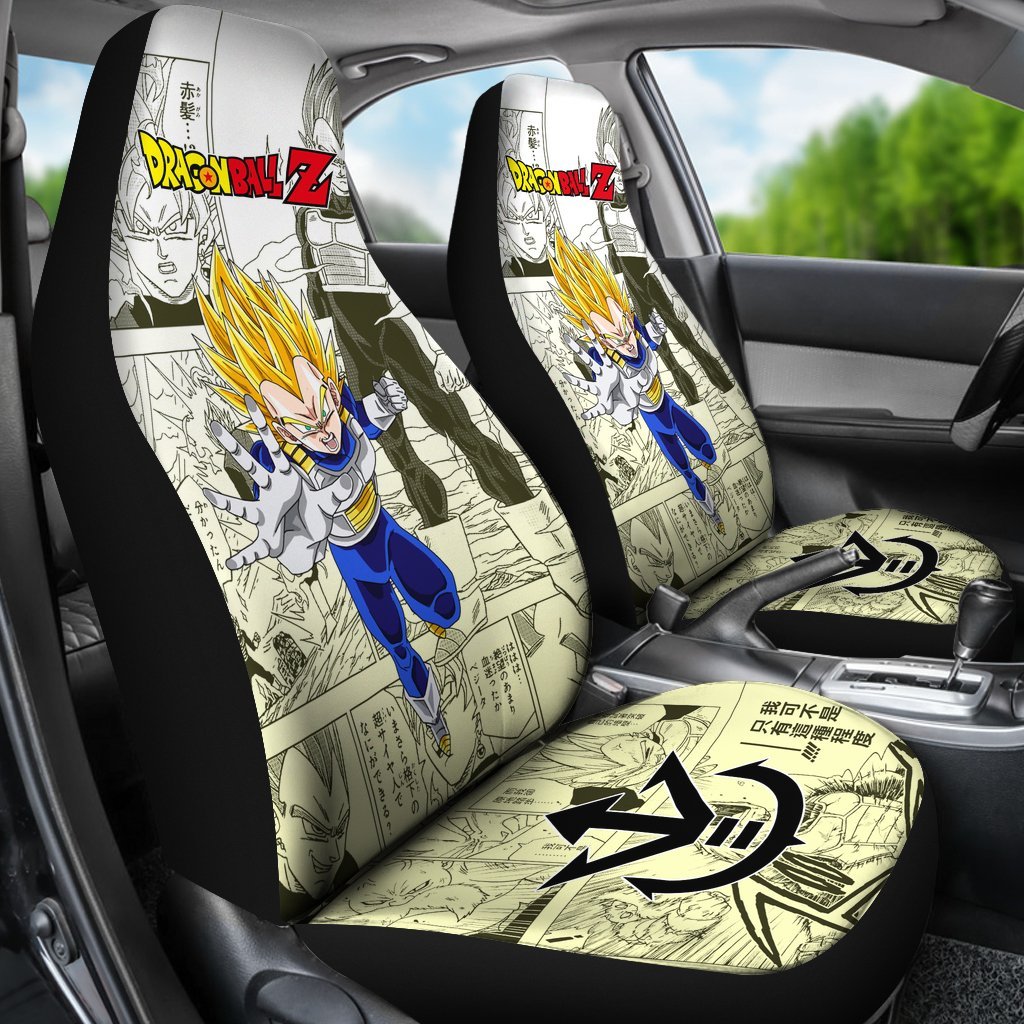 Vegeta Saiyan Dragon Ball Z Car Seat Covers Manga Mixed Anime Nice-Gear Wanta