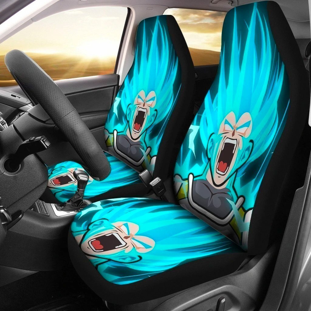 Vegeta Screaming Car Seat Covers Dragon Ball Custom NH1911-Gear Wanta