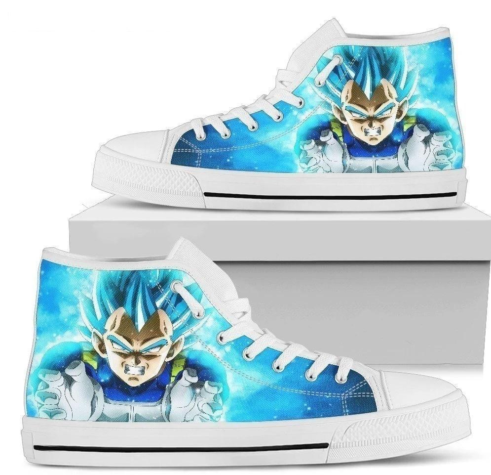 Vegeta Sneakers High Top Fan Anime Custom NH09-Gear Wanta