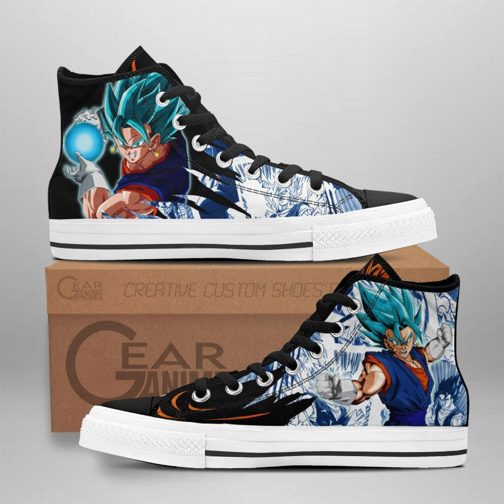 Vegito High Top Shoes Custom Manga Anime Dragon Ball Sneakers-Gear Wanta