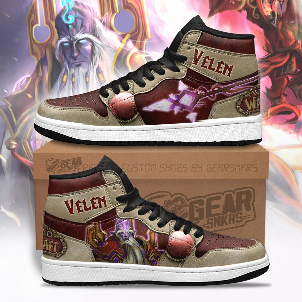 Velen World of Warcraft Shoes Custom For Fans-Gear Wanta