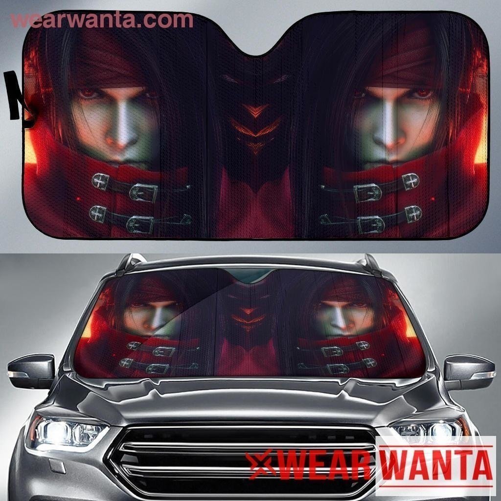 Vincent Valentine Final Fantasy Car Sun Shade-Gear Wanta