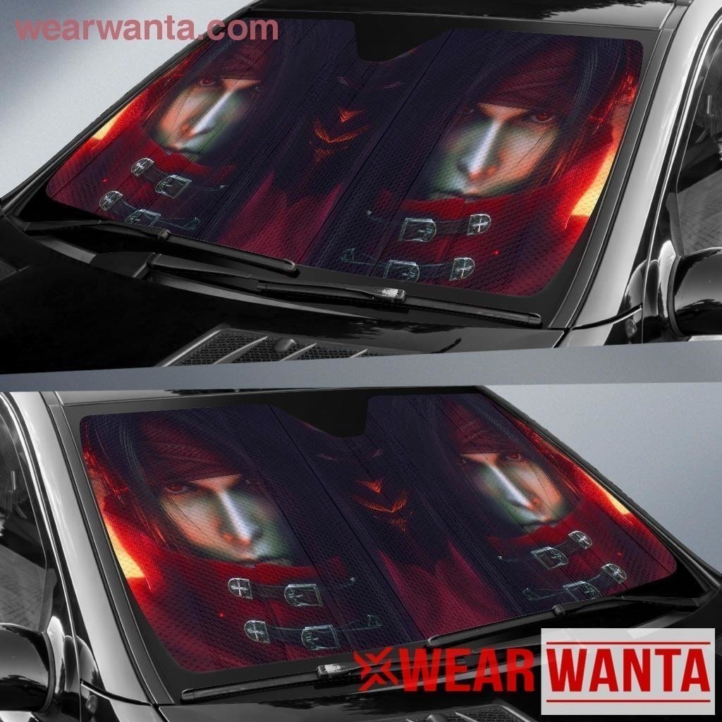 Vincent Valentine Final Fantasy Car Sun Shade-Gear Wanta