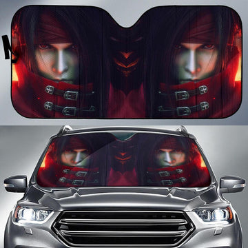 Vincent Valentine Final Fantasy Car Sun Shade-Gear Wanta