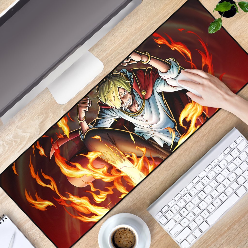 Vinsmoke Sanji Mouse Mat One Piece Anime Accessories-Gear Wanta