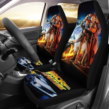 Vintage Back To Future Car Seat Covers-Gear Wanta