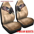 Vintage Eagle Car Seat Covers Custom US Flag Patriotic Car Decoration-Gear Wanta