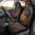 Vintage Face Dachshund Car Seat Covers-Gear Wanta