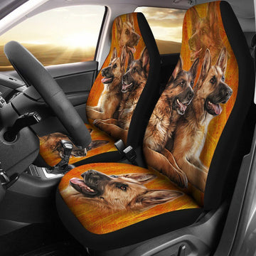 Vintage German Shepherd Car Seat Covers-Gear Wanta
