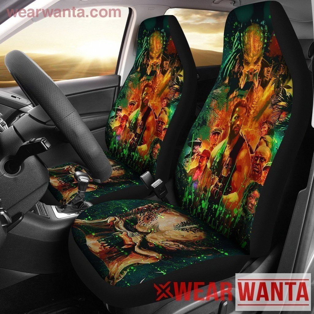 Vintage Predator Car Seat Covers Custom Idea-Gear Wanta