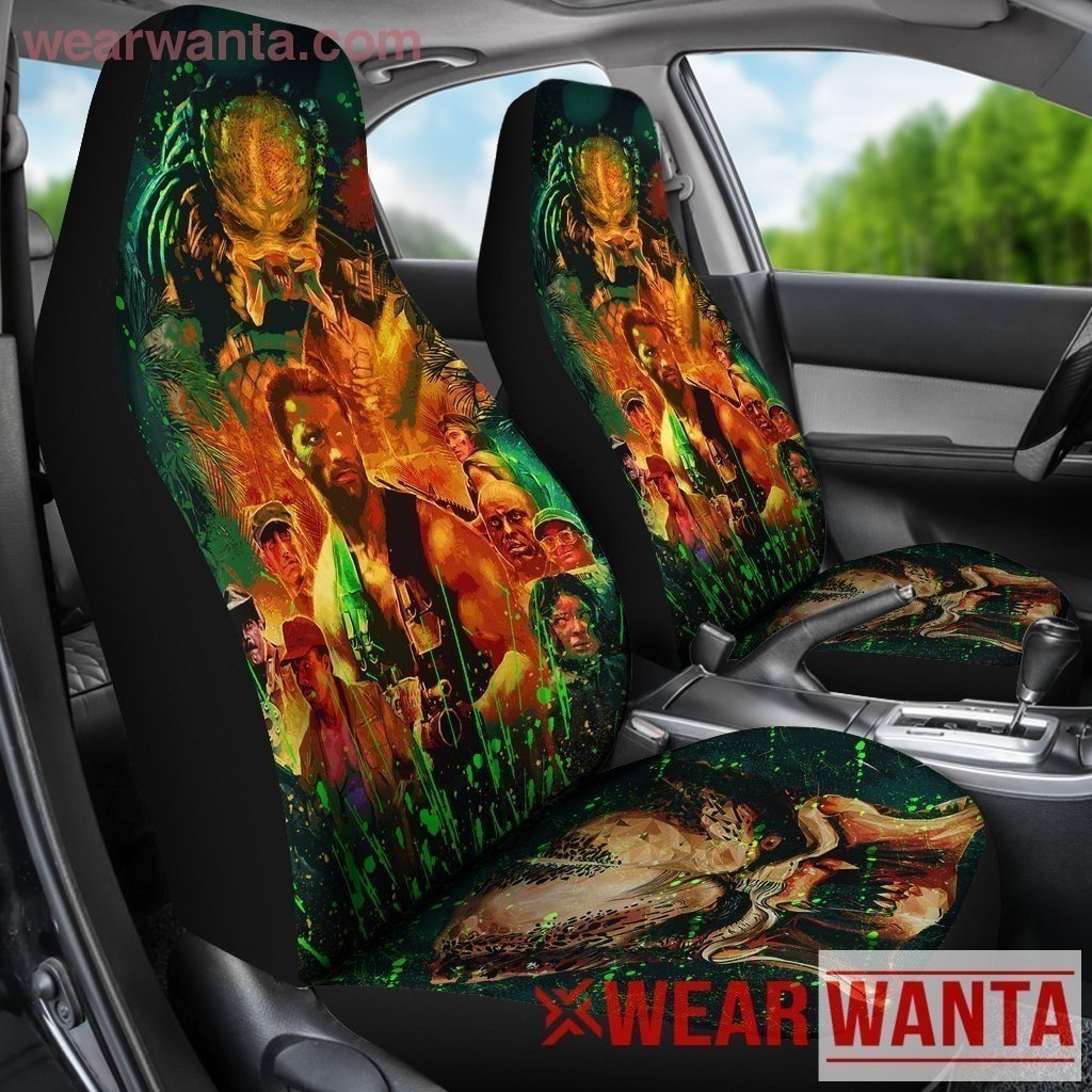Vintage Predator Car Seat Covers Custom Idea-Gear Wanta
