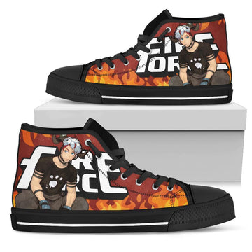 Vulcan Joseph Fire Force Sneakers Anime High Top Shoes Fan-Gear Wanta