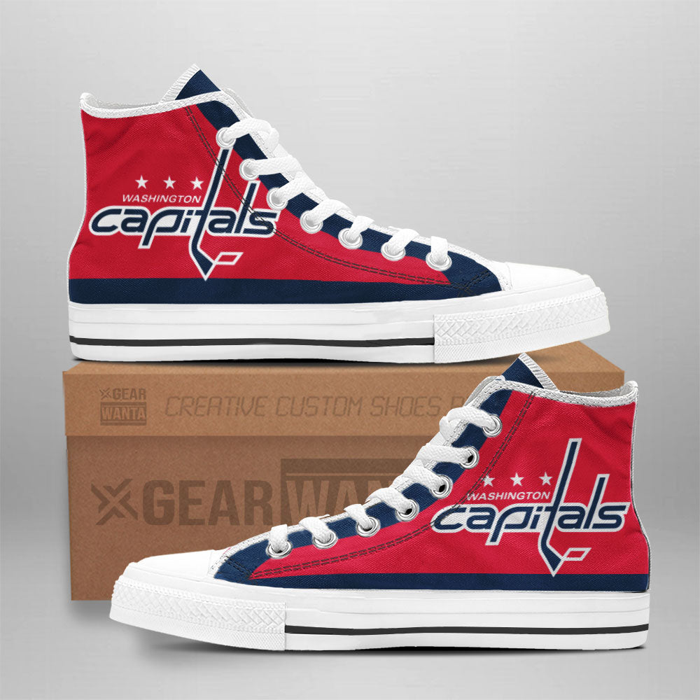 Washington Capitals Custom Sneakers For Fans-Gear Wanta