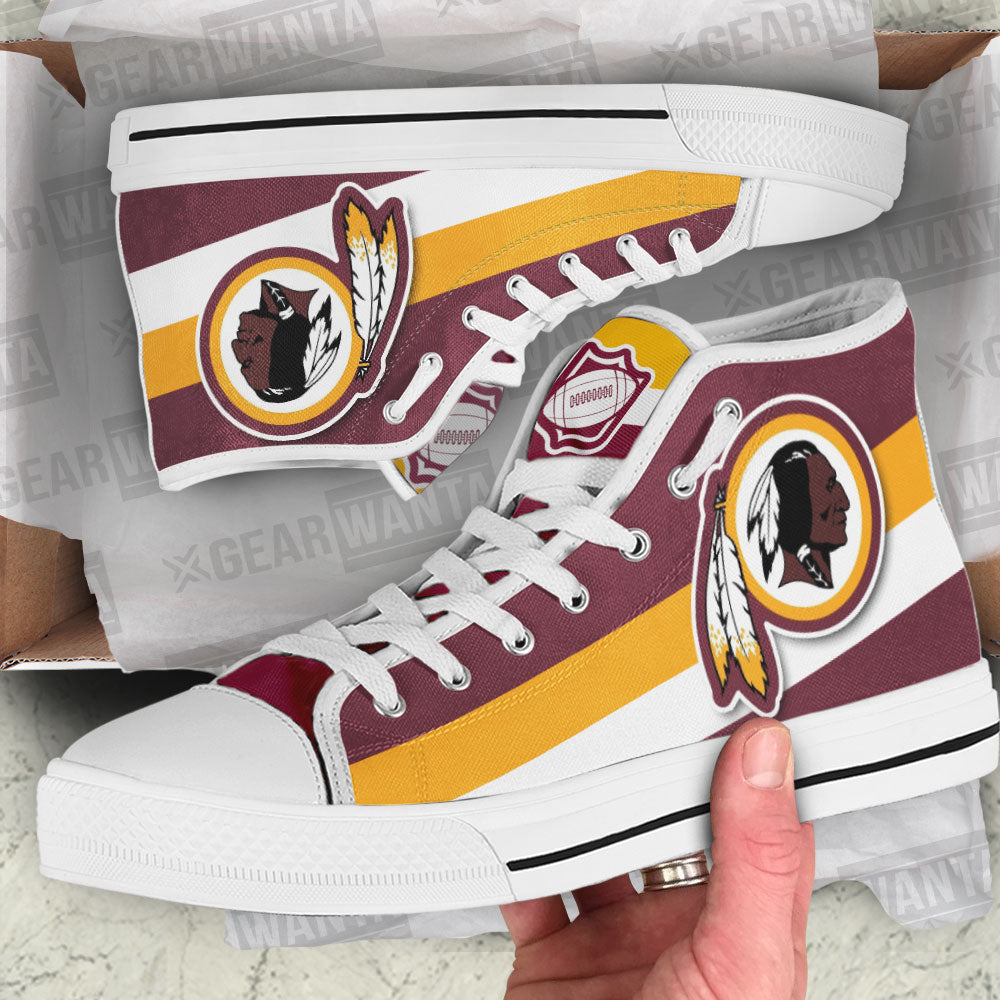 Washington Redskins High Top Shoes Custom-Gear Wanta