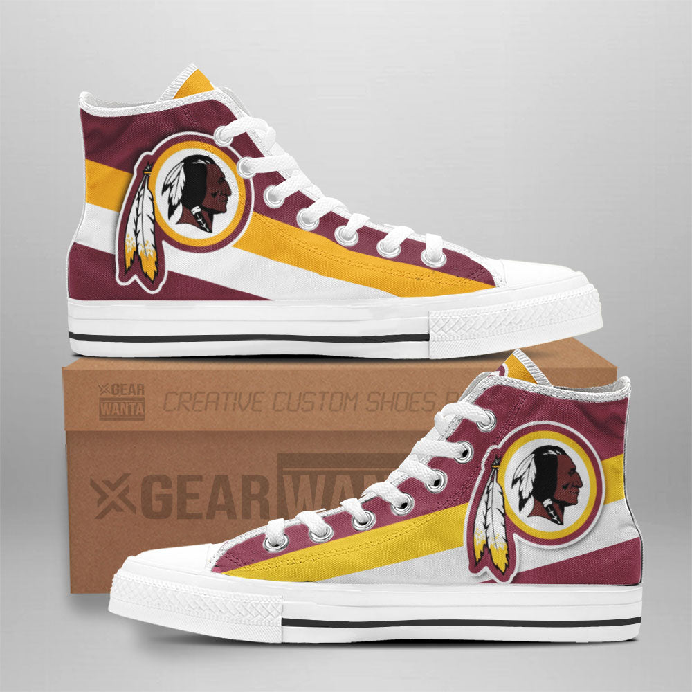 Washington Redskins High Top Shoes Custom-Gear Wanta