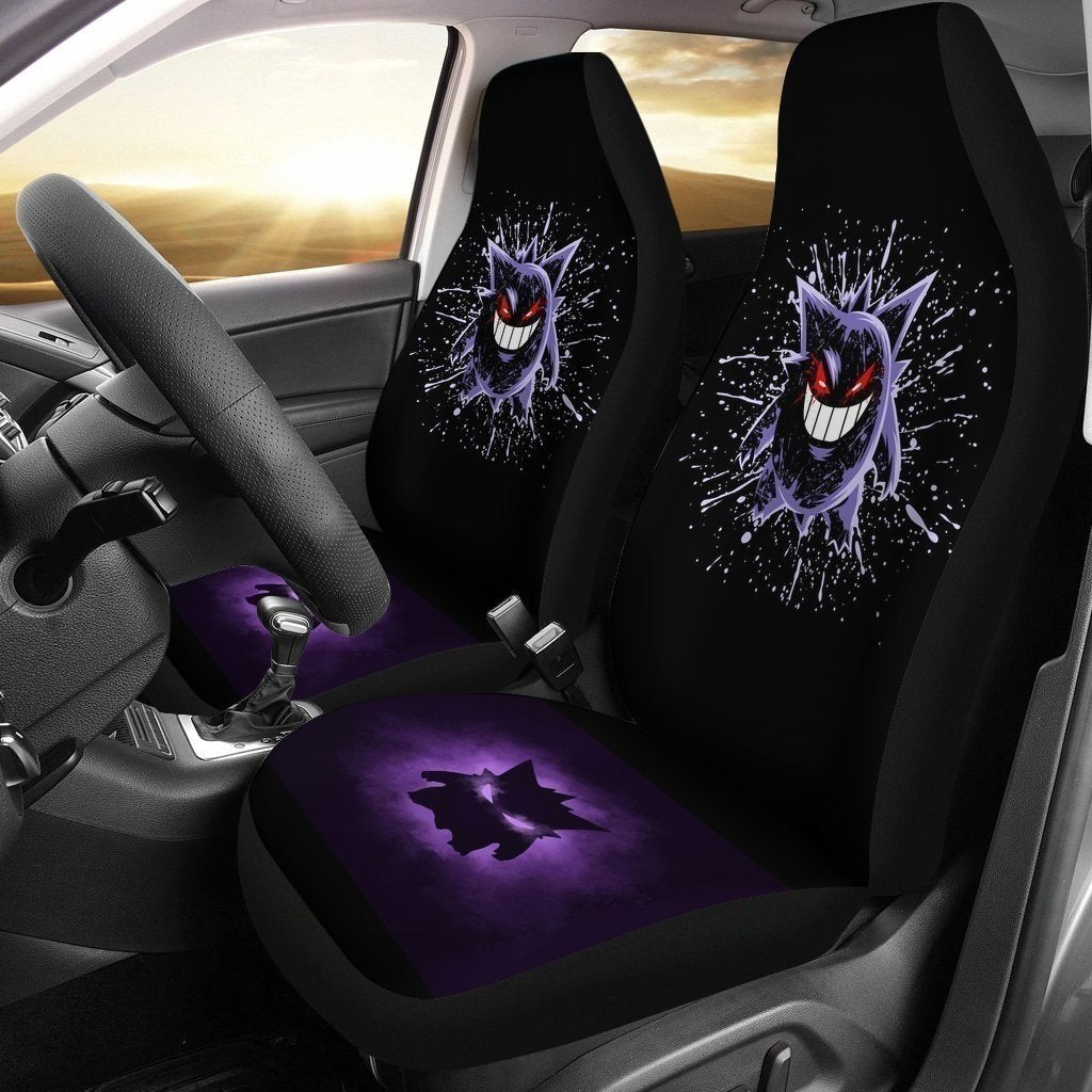 Water Color Gengar Car Seat Covers-Gear Wanta
