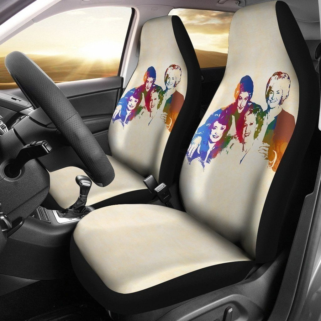 Watercolor The Golden Girls Car Seat Covers Custom Idea-Gear Wanta