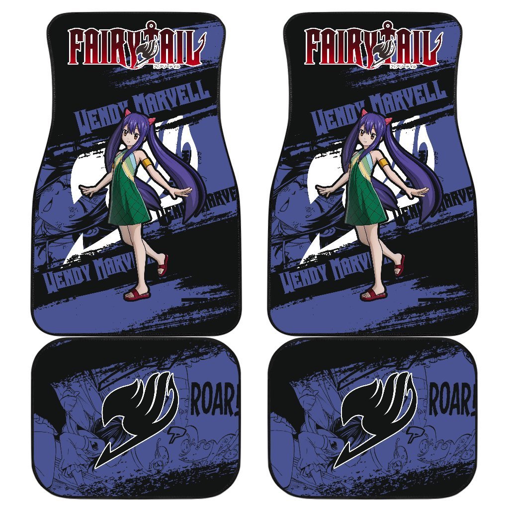 Wendy Marvell Fairy Tail Car Floor Mats Anime Gift For Cute Fan-Gear Wanta